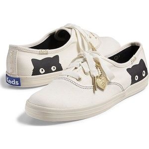 KEDS X TAYLOR SWIFT SNEAKERS - SNEAKY CAT WHITE